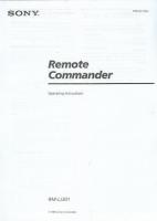 Sony RMLJ301 Audio System Operating Manual