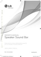LG LSB316 Home Theater System Operating Manual