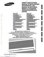 Samsung AS07A6MA AS07A8MB AS09A4ME Air Conditioner Unit Operating Manual