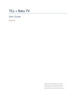 TCL 32S4610R 40FS4610R 48FS4610R TV Operating Manual