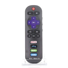 View TCL RC280J Roku TV Remote Control - Netflix, Sling, Hulu, Vudu - 06-IRPT20-IRC280J 360° photo gallery