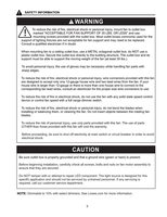 Harbor Breeze TG44BNK3D1RC Operating Manual