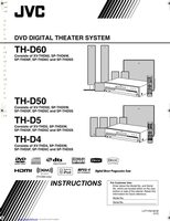 JVC TH-D50U Audio/Video Receiver Operating Manual