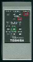 Toshiba 150715W VCR Remote Control