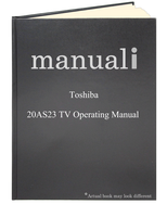Toshiba 20AS23 TV Operating Manual