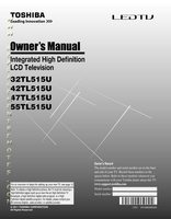 Toshiba 42TL515U 47TL515U 55TL515U TV Operating Manual