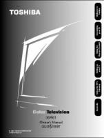 Toshiba 36A61 TV Operating Manual