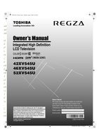 Toshiba 42XV545U 46XV545U 52XV545U TV Operating Manual