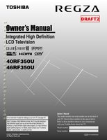 Toshiba 40RF350 46RF350 TV Operating Manual