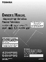 TOSHIBA 50HP95OM Operating Manuals TOSHIBA 50HP95OM Operating Manuals