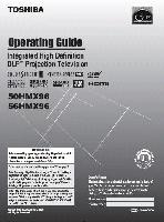Toshiba 50HMX96 56HMX96 TV Operating Manual
