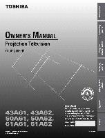 TOSHIBA 61A62OM Operating Manuals TOSHIBA 61A62OM Operating Manuals