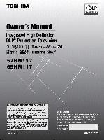 TOSHIBA 65HM117OM TV Operating Manuals TOSHIBA 65HM117OM TV Operating Manuals