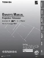 Toshiba 65NH84 TV Operating Manual