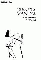 Toshiba CE20C10 TV Operating Manual