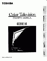 Toshiba CE20E10OM TV Operating Manual