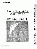 Toshiba CE27H15OM TV Operating Manual