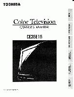 Toshiba CE35E15OM TV Operating Manual