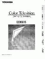Toshiba CE36G15OM TV Operating Manual