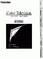 Toshiba CF27D50OM TV Operating Manual