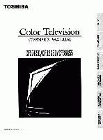 Toshiba CF27G50OM TV Operating Manual