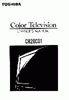 Toshiba CH20C01OM TV Operating Manual