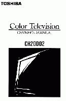 TOSHIBA CH20D02OM Operating Manual