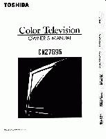 Toshiba CN27G95OM TV Operating Manual