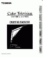 Toshiba CN32E90OM TV Operating Manual