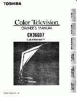 Toshiba CN36G97OM TV Operating Manual