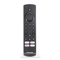 View Toshiba CTRC1US21-RevB 2021 Voice Fire TV Remote Control | Voice | Prime Video | Netflix | IMDB tv | Hulu - CTRC1US21-RevB 360° photo gallery