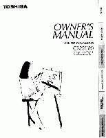 Toshiba CX32C80 CX32C81 TV Operating Manual