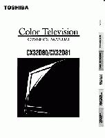 TOSHIBA CX32D80OM TV Operating Manuals TOSHIBA CX32D80OM TV Operating Manuals