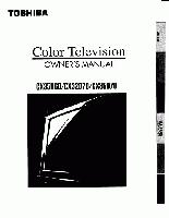 TOSHIBA CX35D60OM TV Operating Manuals TOSHIBA CX35D60OM TV Operating Manuals