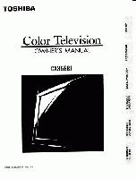 Toshiba CX35E81 TV Operating Manual