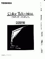 Toshiba CX35F60 TV Operating Manual