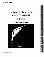 Toshiba CX36H64 TV Operating Manual