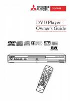 Toshiba DD7040 DVD Player Operating Manual