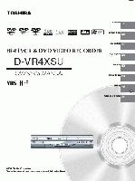 Toshiba AE006671 DVR4 DVR4XSU DVD/VCR Combo Player Operating Manual