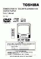 Toshiba MD13M1 TV/DVD Combo Operating Manual
