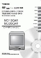 TOSHIBA MD13Q41 MD20Q41OM Operating Manuals TOSHIBA MD13Q41 MD20Q41OM Operating Manuals