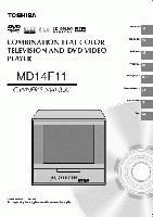 Toshiba DCSB1 MD14F11 TV/DVD Combo Operating Manual