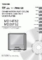 TOSHIBA MD14F52 MD20F52OM Operating Manuals TOSHIBA MD14F52 MD20F52OM Operating Manuals