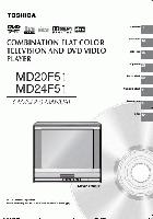 Toshiba DCSB1 MD20F51 MD24F51 TV/DVD Combo Operating Manual