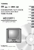 TOSHIBA MD20FP1OM TV/DVD Combo Operating Manuals TOSHIBA MD20FP1OM TV/DVD Combo Operating Manuals