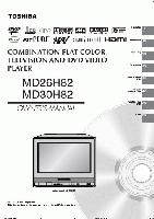 Toshiba MD26H82 MD30H82 TV/DVD Combo Operating Manual