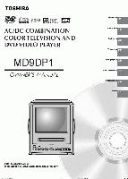 TOSHIBA MD9DP1OM TV/DVD Combo Operating Manuals TOSHIBA MD9DP1OM TV/DVD Combo Operating Manuals