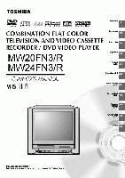 TOSHIBA MW20FN3R MW24FN3ROM Operating Manual