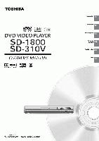 TOSHIBA SD1800 SD310VOM DVD Player Operating Manuals TOSHIBA SD1800 SD310VOM DVD Player Operating Manuals