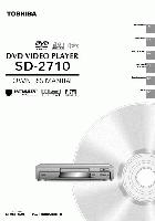 TOSHIBA SD2710OM DVD Player Operating Manuals TOSHIBA SD2710OM DVD Player Operating Manuals
